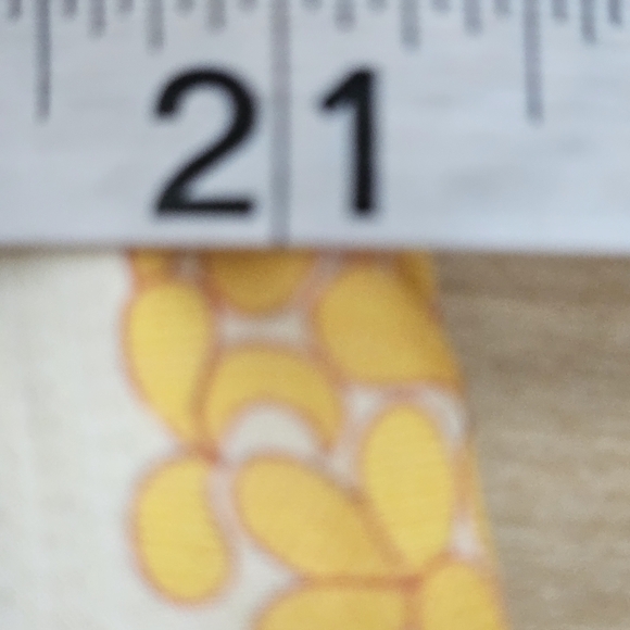 Anthropologie TANVI KEDIA S Caltha Swing DressYellow Red Beaded Boho Print EUC - Picture 9 of 12